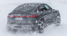 Audi e-Tron S Sportback 55 Quattro, sicurezza al top in ogni condizione meteo con i 3 motori e il torque vectoring elettrico
