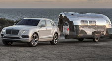 Bentley Bentayga e il suo caravan vip per campeggiatori milionari