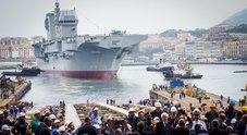 Fincantieri, varata nave "Trieste": alla presenza di Mattarella prende il mare gioiello della Marina Militare