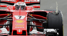 F1, Pirelli: «Nessuna criticità sul pneumatico di Raikkonen. Probabile urto con corpo esterno»