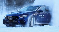 AMG Driving Academy: a Livigno via alla nuova stagione. Con gli istruttori di guida per essere “padroni” dell’auto sulla neve