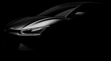 Kia EV6, prime immagini ufficiali inedito modello elettrico. Debuttano nuovo marchio, piattaforma E-GMP e filosofia design