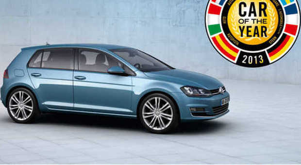 La settima generazione di Volkswagen Golf è stata eletta al salone di Ginevra Auto dell'Anno 2013