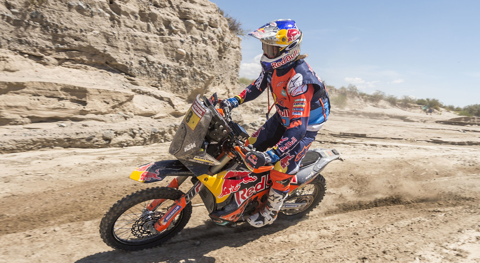 Toby Price su KTM vincitore dell'a 13^ tappa alla Dakar 2018