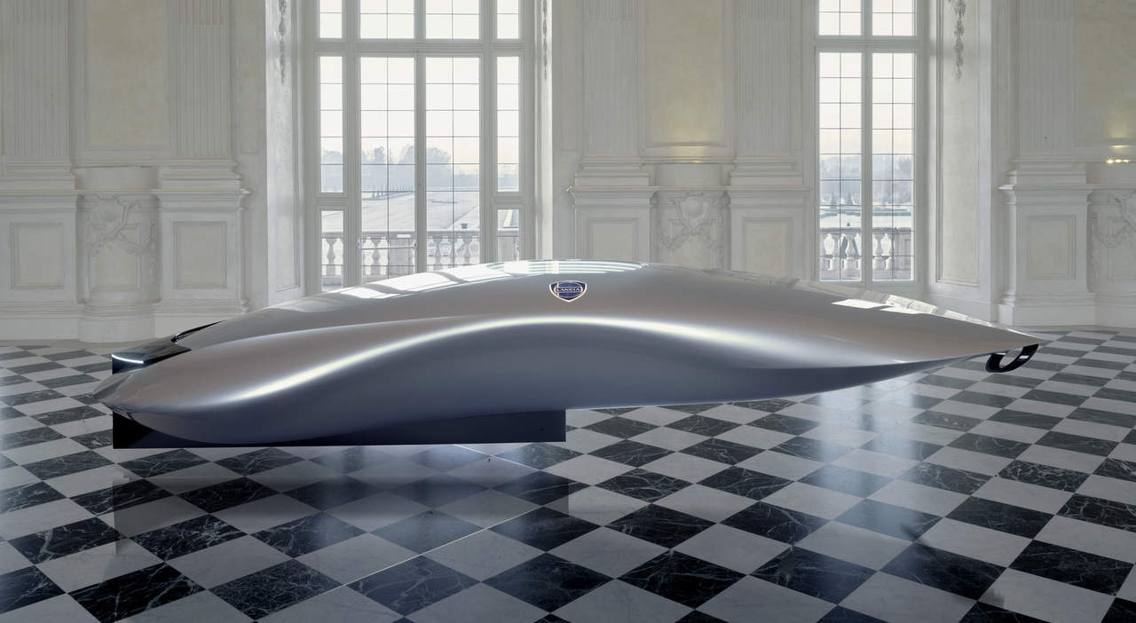 Il concept PU+RA Zero esposto in occasione del Design Day Lancia alla Reggia Reale di Venaria