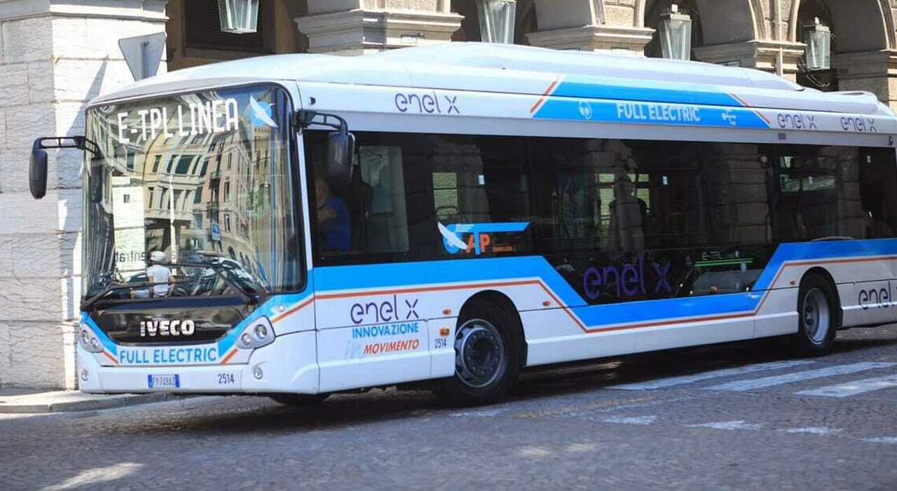 Un autobus elettrico di Iveco