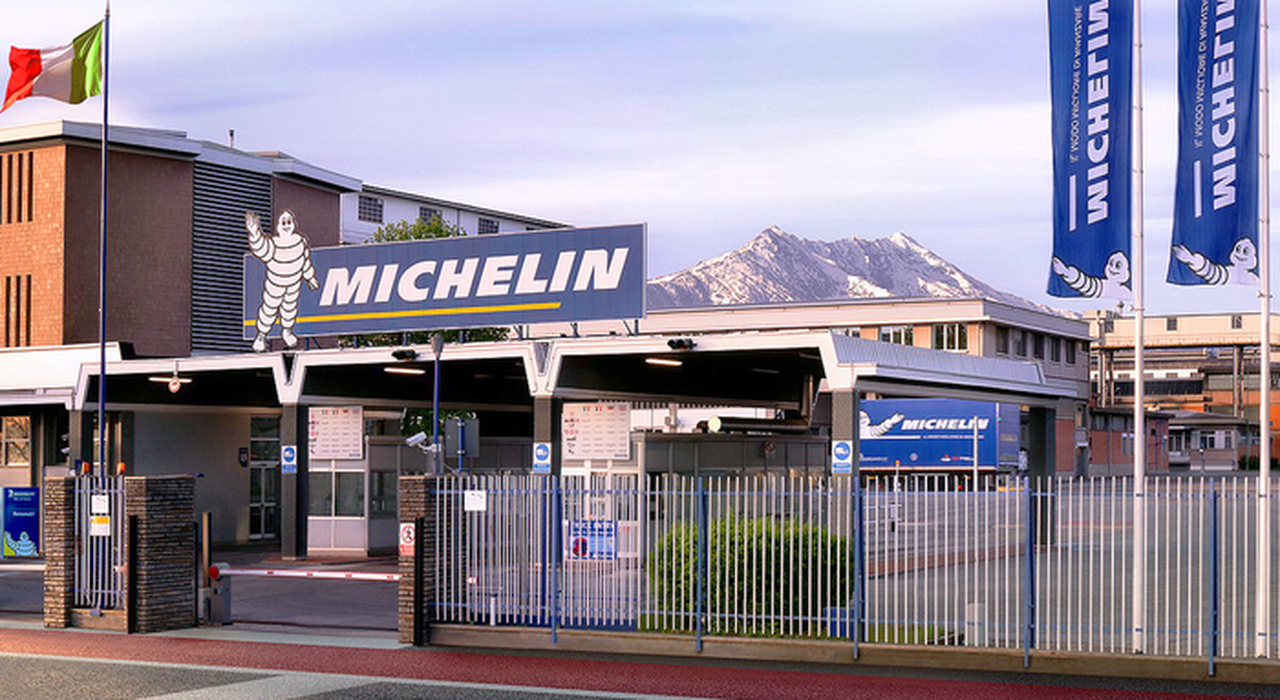 Lo stabilimento Michelin di Cuneo