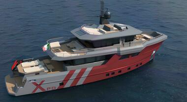Antonini Navi, collaborazione con Sculli Design e presenta il progetto dell’XPD88, yacht in acciaio full custom di 28 metri