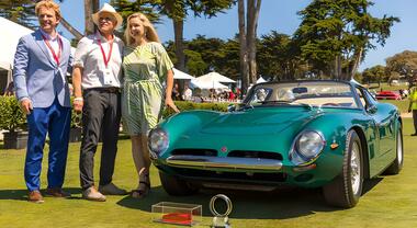 Concorso Italiano a Monterey, grande successo per l’edizione 2022. Festa auto tricolore con Best of Show alla Bizzarrini 5300 Strada