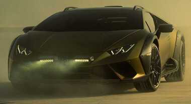 Lamborghini svela nuove immagini della Huracán Sterrato. La supersportiva all terrain con motore V10 debutterà il 30 novembre