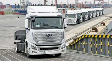 Hyundai, camion a idrogeno verso la Germania. In arrivo 27 veicoli XCient Fuel Cell per sette aziende tedesche